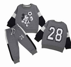 Mickey Mouse Boys Panel Tracksuits | Premium Cotton Fleece