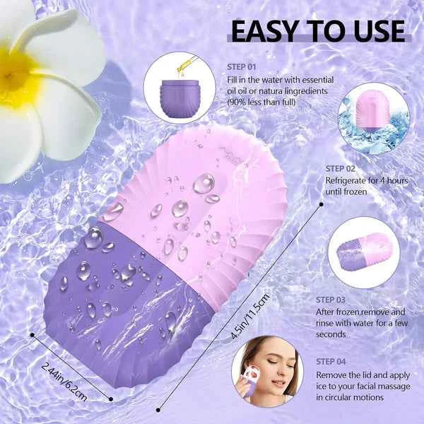 Beauty Ice Roller – Reusable Cube for Puffiness & Skin Tightening