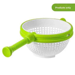 Rotating Salad Spinner & Draining Basket ā 2-in-1 Vegetable and Fruit Washer