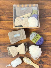 Deluxe Spa Bath Gift Set with Towels and Accessories