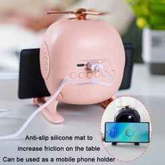 F23 Aromatherapy Bluetooth Alarm Clock – Wireless Speaker with Subwoofer & Phone Stand