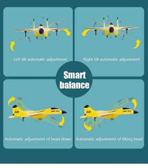 P320 Glider RC Airplane - Hand Throwing Fixed Wing Foam Fighter Jet for Ultimate Fun