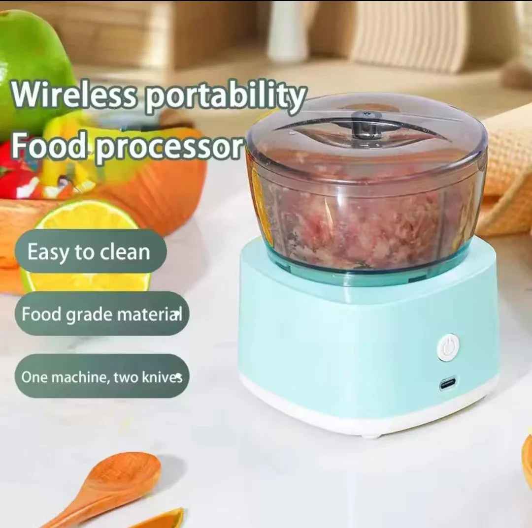 Compact Electric Food Chopper — Make Prep Easy & Mess-Free!