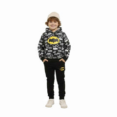 Boys Batman Hoodie Tracksuit | Premium Cotton Fleece