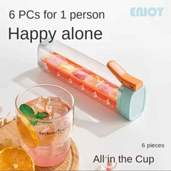 Ice Cube Mold with One-Hand Press — Easy, Quick & Mess-Free!