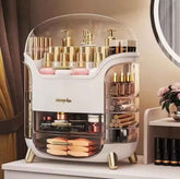 Portable Makeup Organizer Box — Skincare & Cosmetic Storage Solution