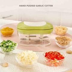 Manual Vegetable Chopper & Food Processor β Multi-Blade Cutter for Kitchen