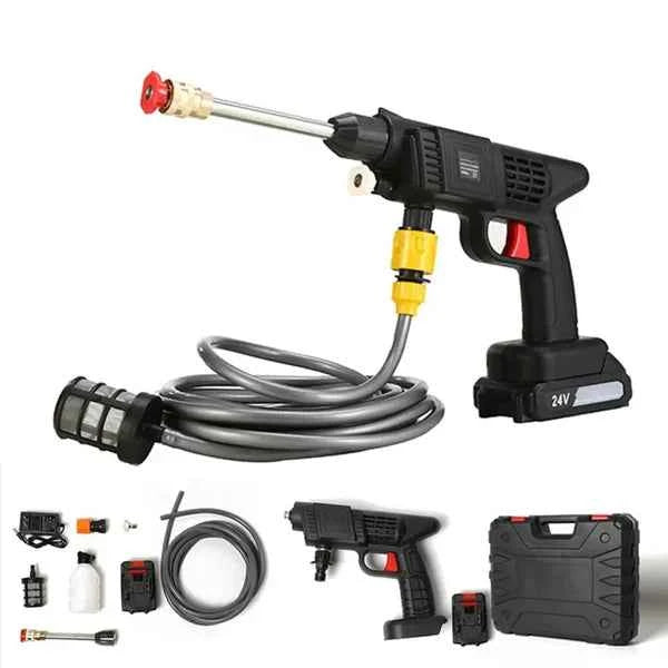 Rechargeable Wireless Car Wash Machine – Cordless High-Pressure Water Spray Gun for Car Cleaning