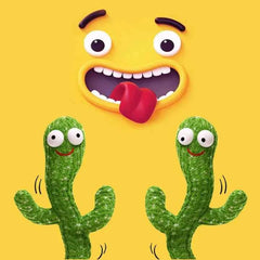 Dancing Cactus Plush Toy – Electronic Singing & Shaking Toy for Kids’ Early Learning Fun
