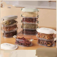 Stackable Spice Organizer – Kitchen Storage Box for Herbs & Spices