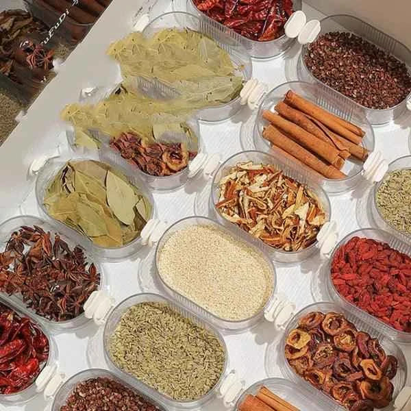 Stackable Spice Organizer – Kitchen Storage Box for Herbs & Spices