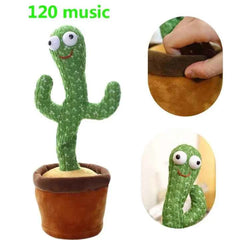 Dancing Cactus Plush Toy – Electronic Singing & Shaking Toy for Kids’ Early Learning Fun