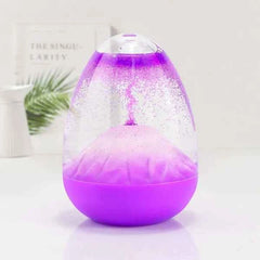🌋 Volcano Mist Humidifier with Colorful LED Light – Aromatherapy Diffuser