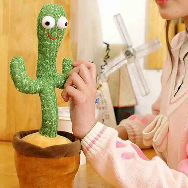 Dancing Cactus Plush Toy – Electronic Singing & Shaking Toy for Kids’ Early Learning Fun