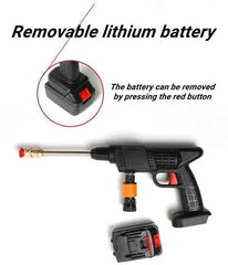 Rechargeable Wireless Car Wash Machine – Cordless High-Pressure Water Spray Gun for Car Cleaning
