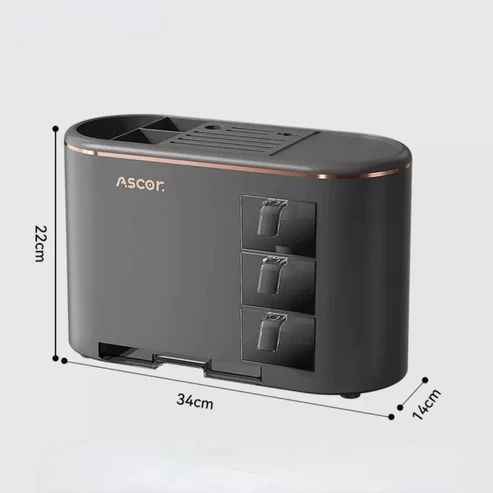 Multii Purpose Kitchen Utensil Holder with Seasoning Box