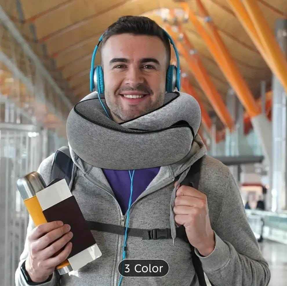 U-Shaped Travel Neck Pillow – Soft & Supportive