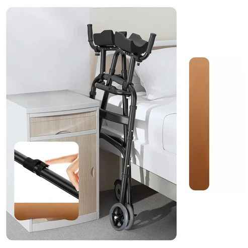 Walking Aid for the Elderly – Multi-Functional Rehabilitation Walker with Support Wheels