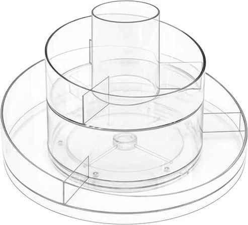 360° Rotating Makeup Organizer – Large Capacity Cosmetic Storage Stand