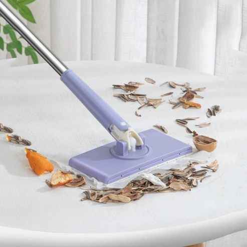 Automatic Mini Mop – Portable Cleaning Tool for Windows, Dust & Countertops (Excluding Mop Head)
