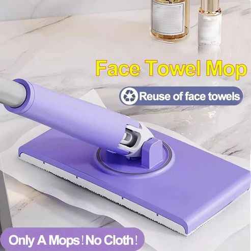 Automatic Mini Mop – Portable Cleaning Tool for Windows, Dust & Countertops (Excluding Mop Head)