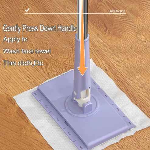 Automatic Mini Mop – Portable Cleaning Tool for Windows, Dust & Countertops (Excluding Mop Head)