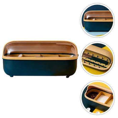 Multi-Grid Seasoning Box Set – Kitchen Spice Jar & Condiment Storage Organizer