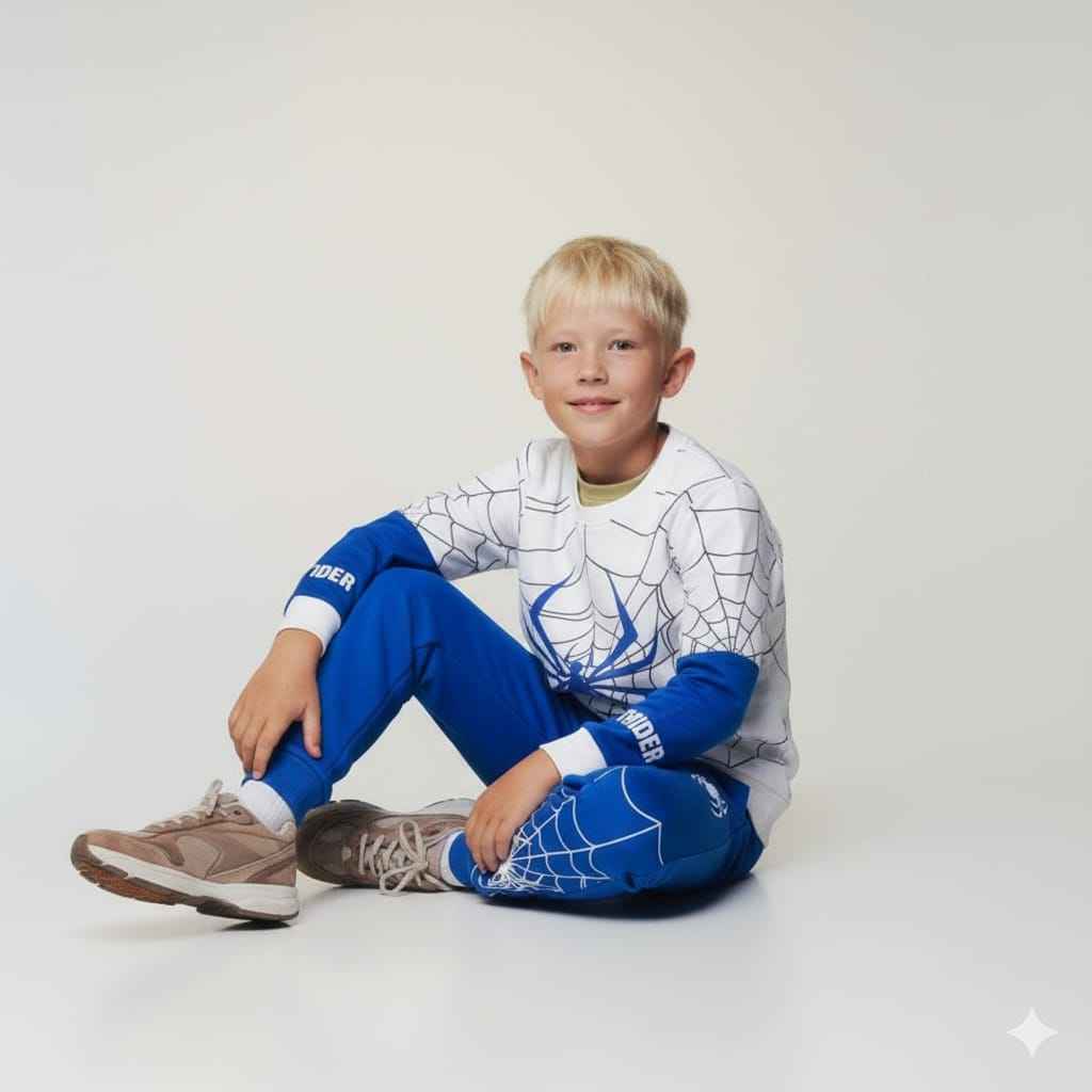 Spiderman Kids Tracksuit | Premium Cotton Fleece Outfit for Ultimate Comfort