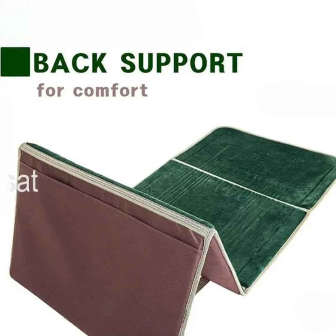 Premium Quality Musallah — Foldable with Comfortable Backrest!