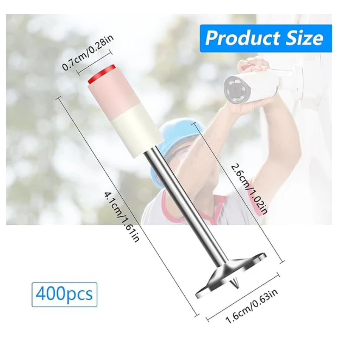 Steel Concrete Nails Kit – 27mm & 42mm Heavy-Duty Bolts (100 Pcs)