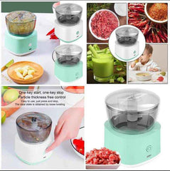 Compact Electric Food Chopper — Make Prep Easy & Mess-Free!
