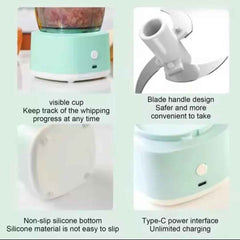 Compact Electric Food Chopper — Make Prep Easy & Mess-Free!