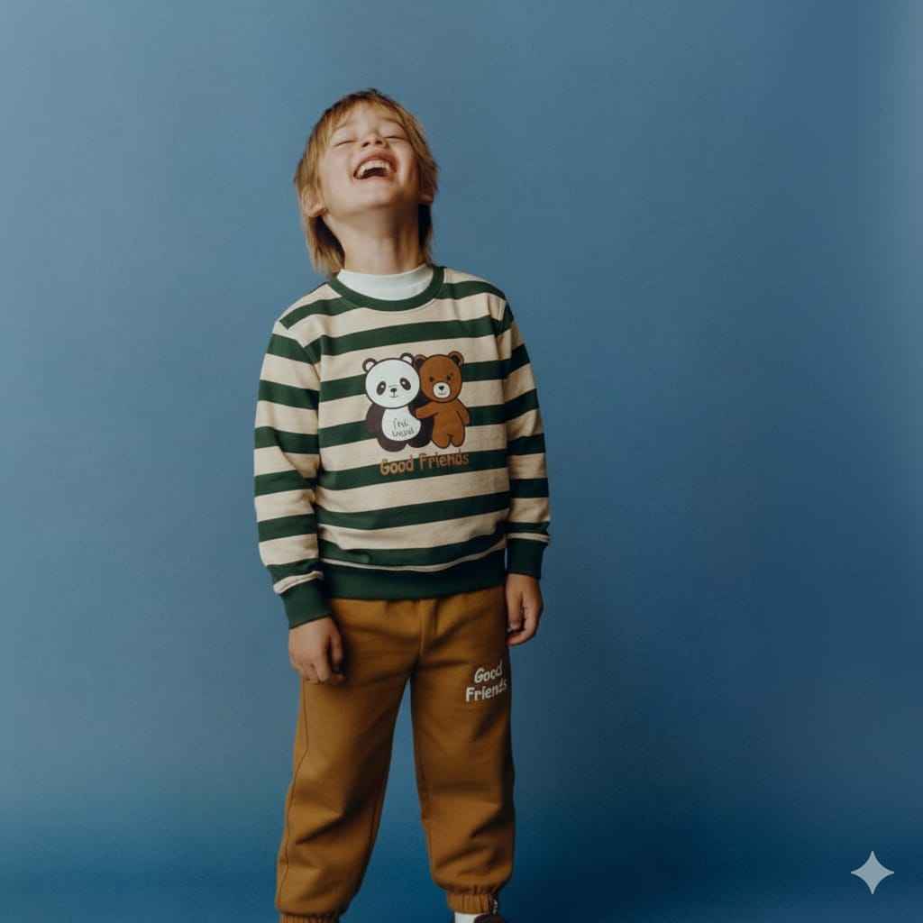Good Friends Kids Tracksuits | Premium Cotton Fleece for Comfort and Style