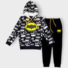 Boys Batman Hoodie Tracksuit | Premium Cotton Fleece