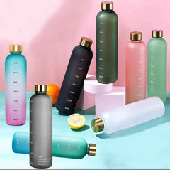 Premium 1L Water Bottle - Golden Elegance, Stylish and Safe Premium Water Bottle Ready to Go