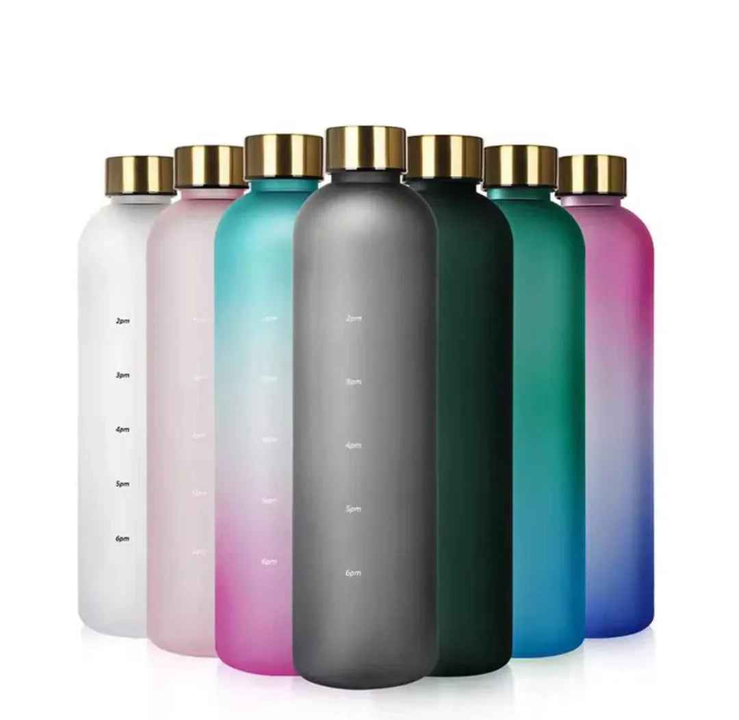 Premium 1L Water Bottle - Golden Elegance, Stylish and Safe Premium Water Bottle Ready to Go