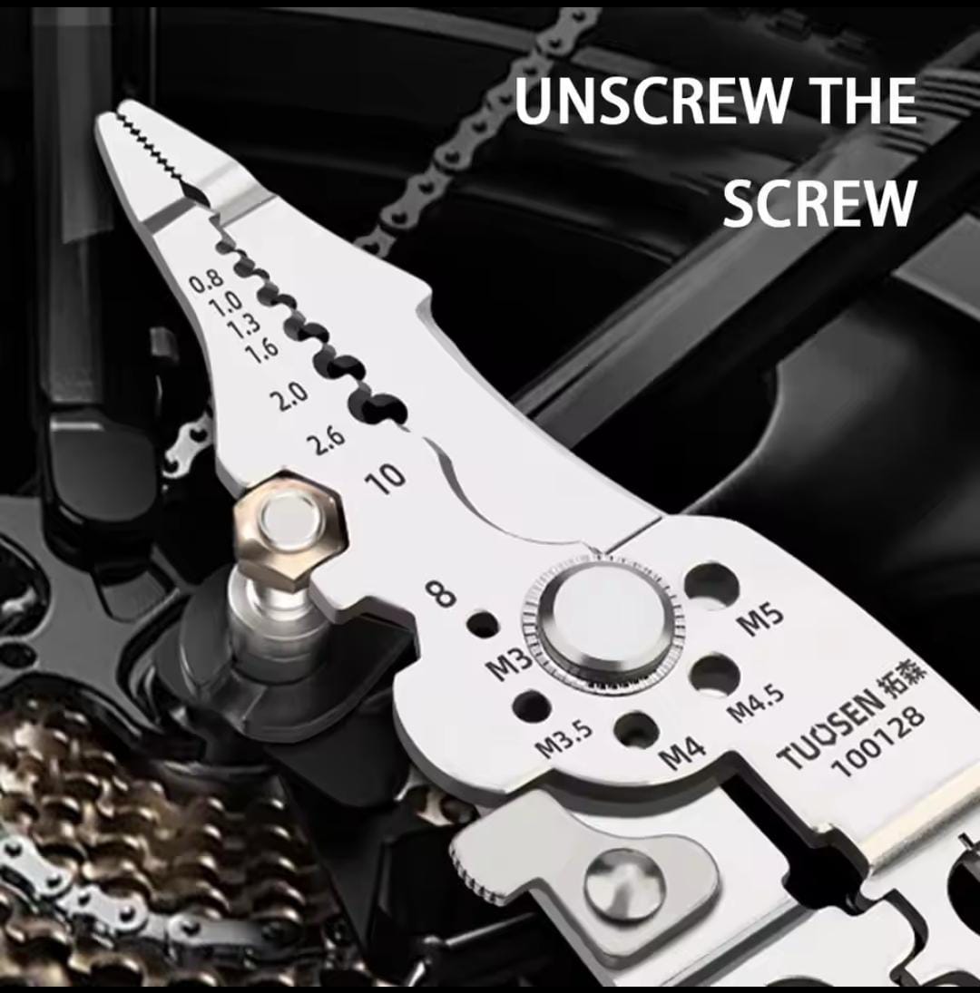 5-in-1 Wire Stripper & Crimper Tool — Strip, Cut & Crimp Like a Pro!