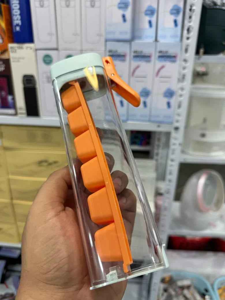 Ice Cube Mold with One-Hand Press — Easy, Quick & Mess-Free!