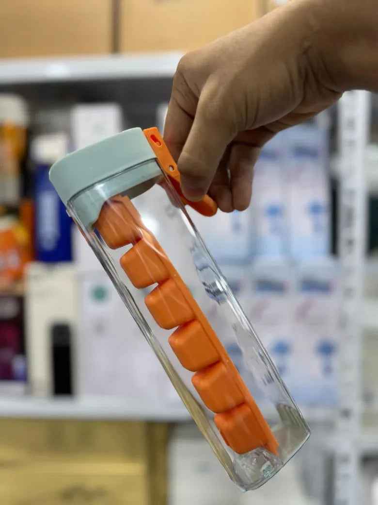 Ice Cube Mold with One-Hand Press — Easy, Quick & Mess-Free!