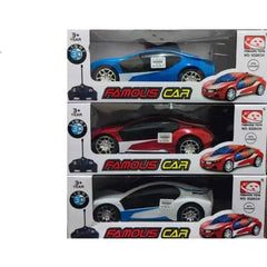 3D Lightning Remote Control Car – Rechargeable RC Toy Car with Flashing Lights