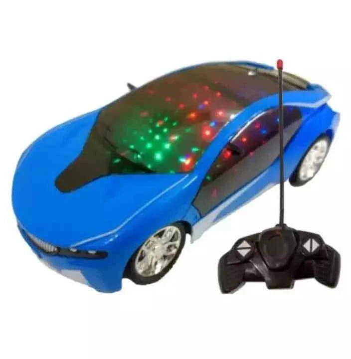 3D Lightning Remote Control Car – Rechargeable RC Toy Car with Flashing Lights