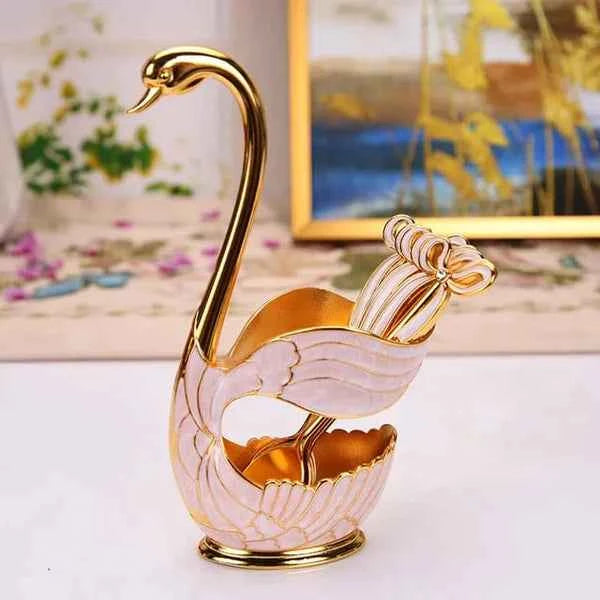 Luxury Swan Ornaments – Premium Home Decor Accents