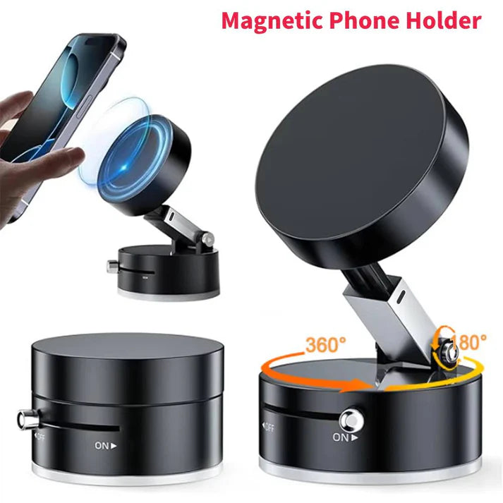 Vlogging Mobile Stand – Magnetic Holder with Suction Cup