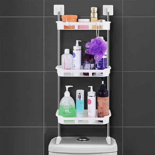3-Tier Over the Commode Storage Rack – Bathroom Organizer Shelf