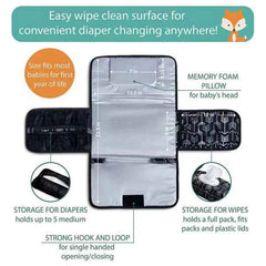 Portable Baby Changing Mat – Travel-Ready & Foldable with Storage Pockets